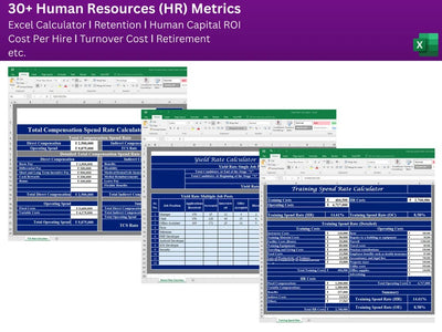 30+ Human Resources (HR) Excel Templates - SlideIno