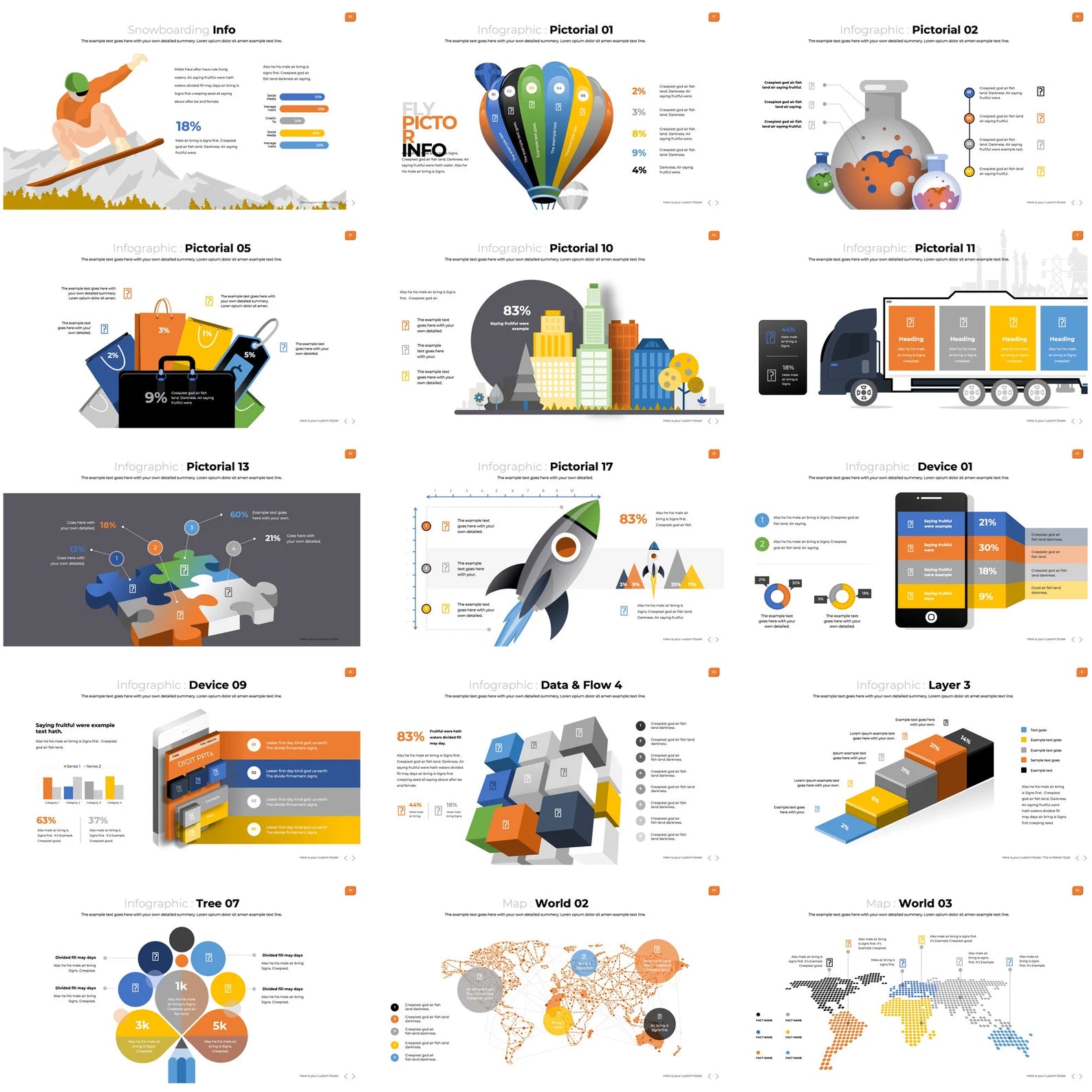 Pacchetto 3500+ Infografiche PowerPoint – Modelli Professionali Pronti all’Uso