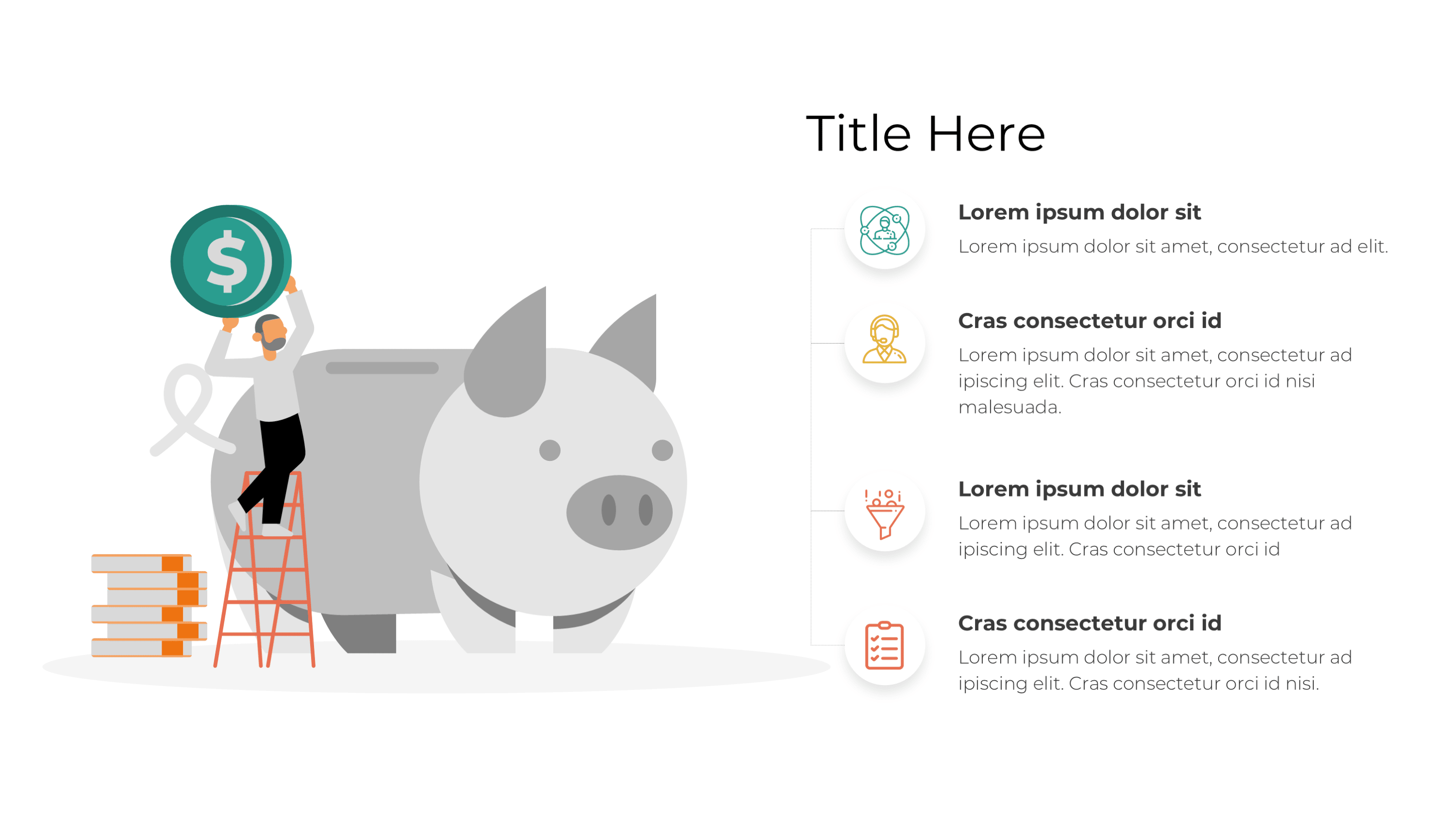 Banking Presentation PowerPoint Template - SlideIno