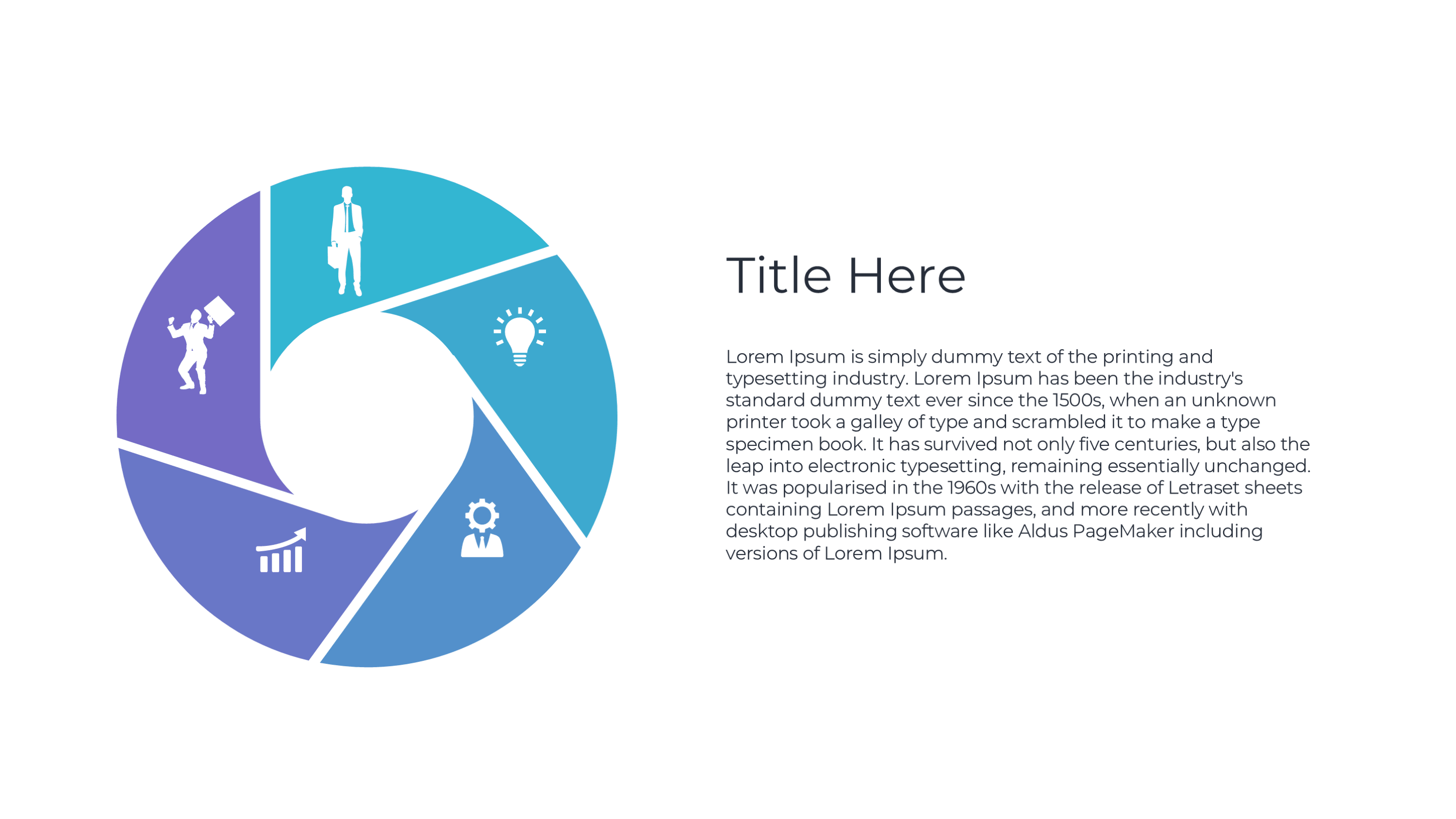 Cycle Diagram PowerPoint Template: Circular Process Slides - SlideIno
