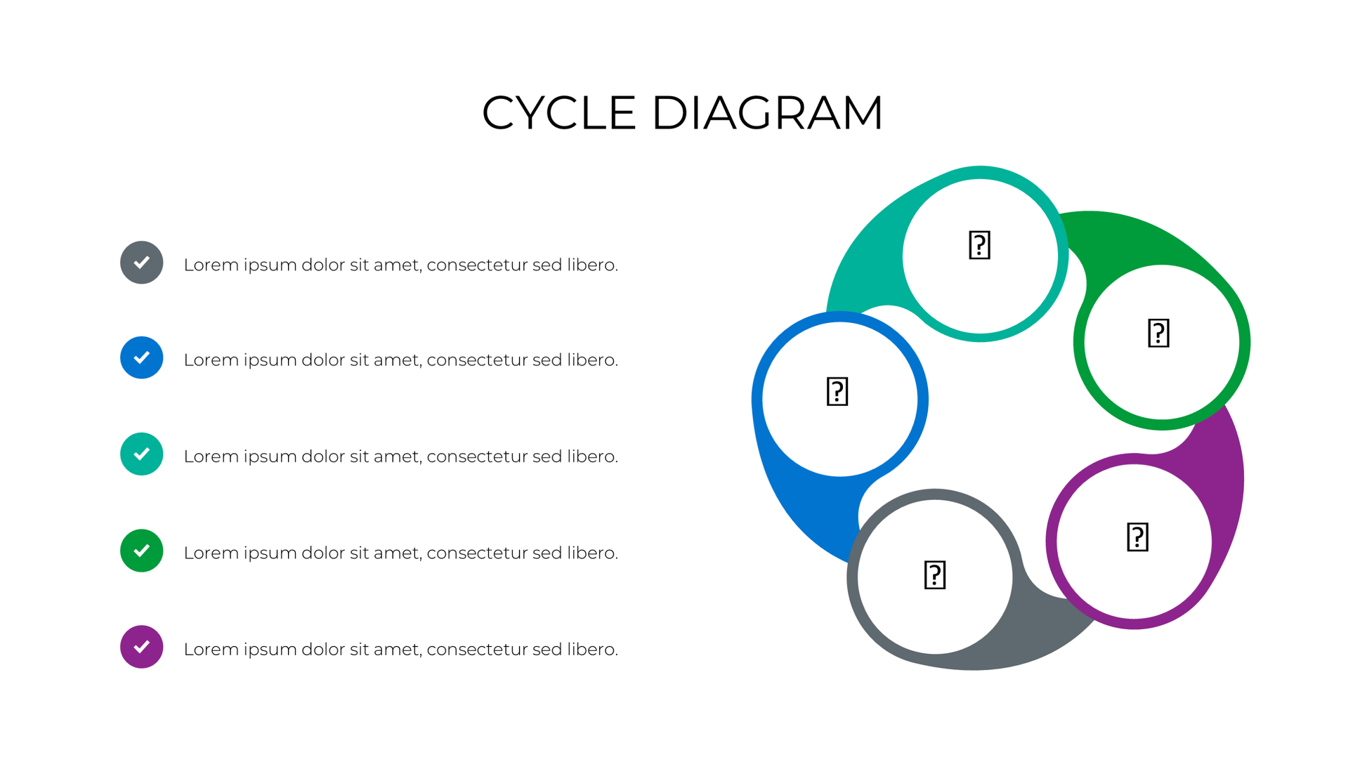 Cycle Diagram PowerPoint Template: Circular Process Slides - SlideIno