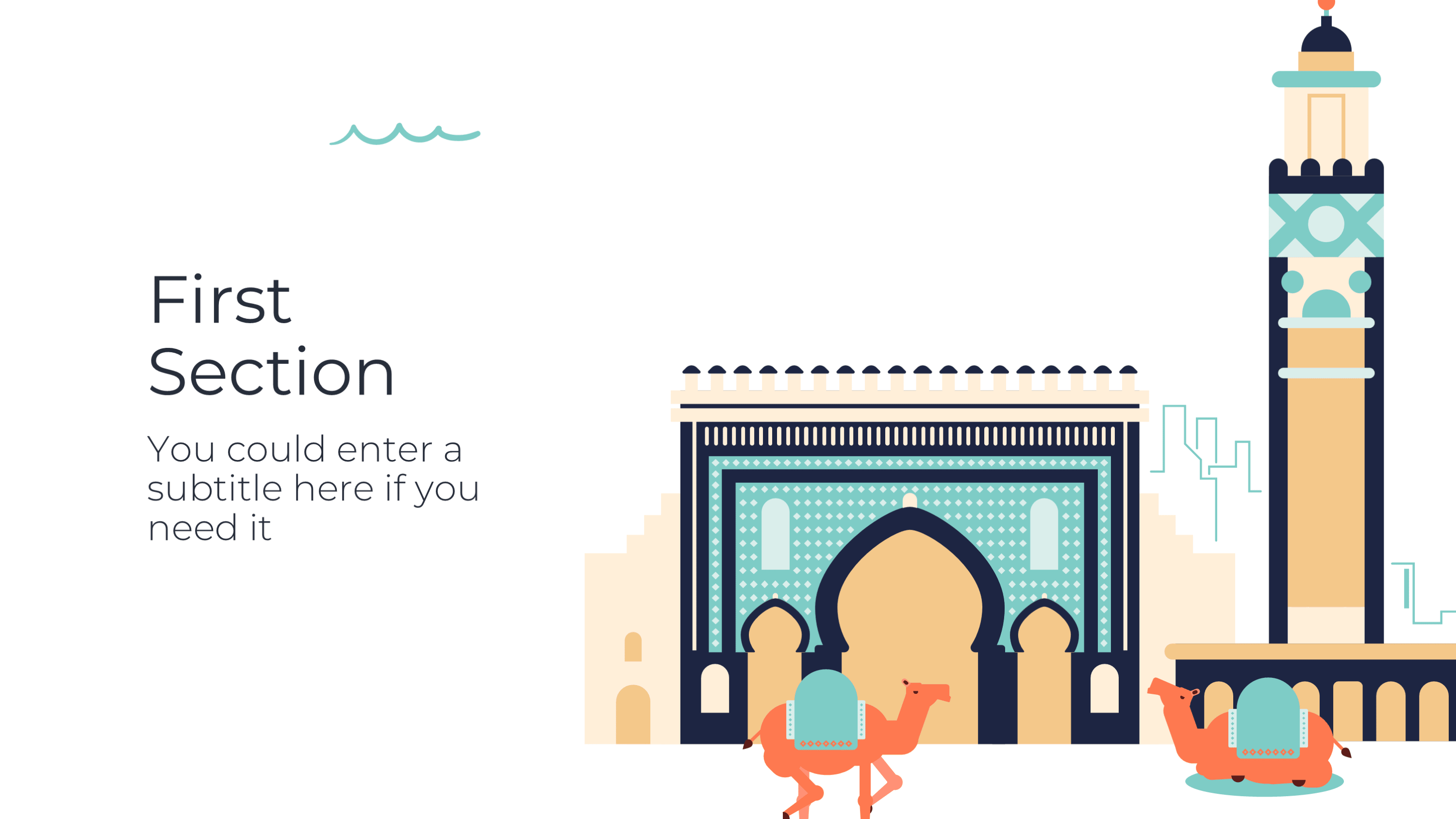 E - Learning Online Course PowerPoint Template - SlideIno