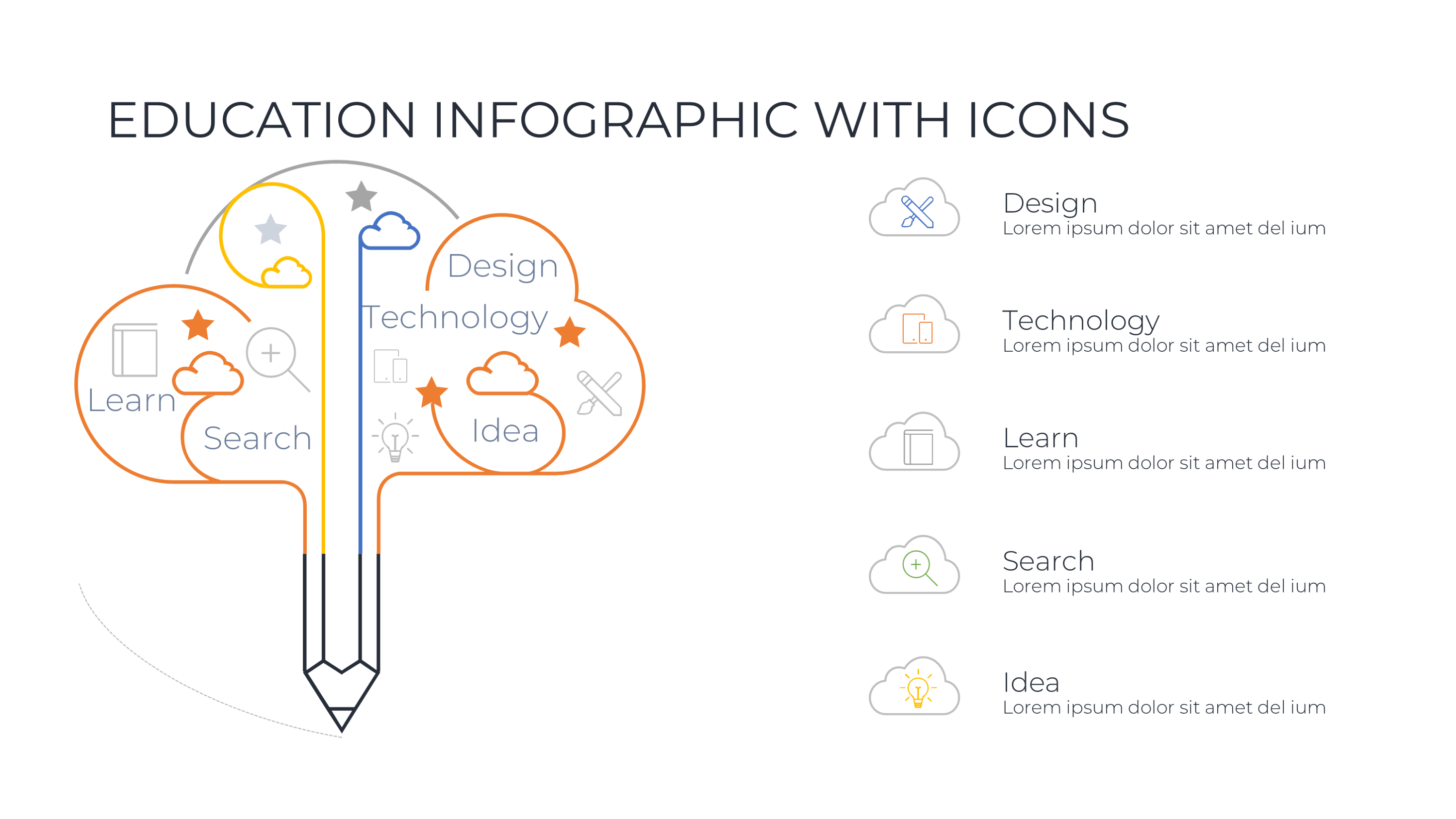 Educational Infographic Template PowerPoint - SlideIno