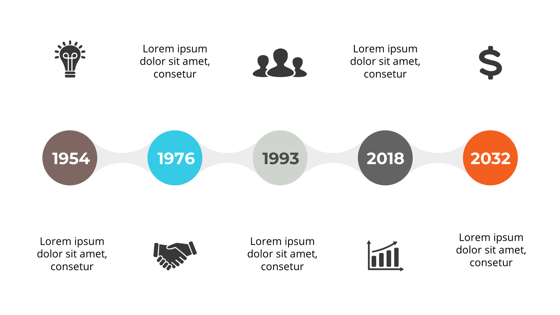 Historical Timeline & Company Milestone Templates for PowerPoint - SlideIno