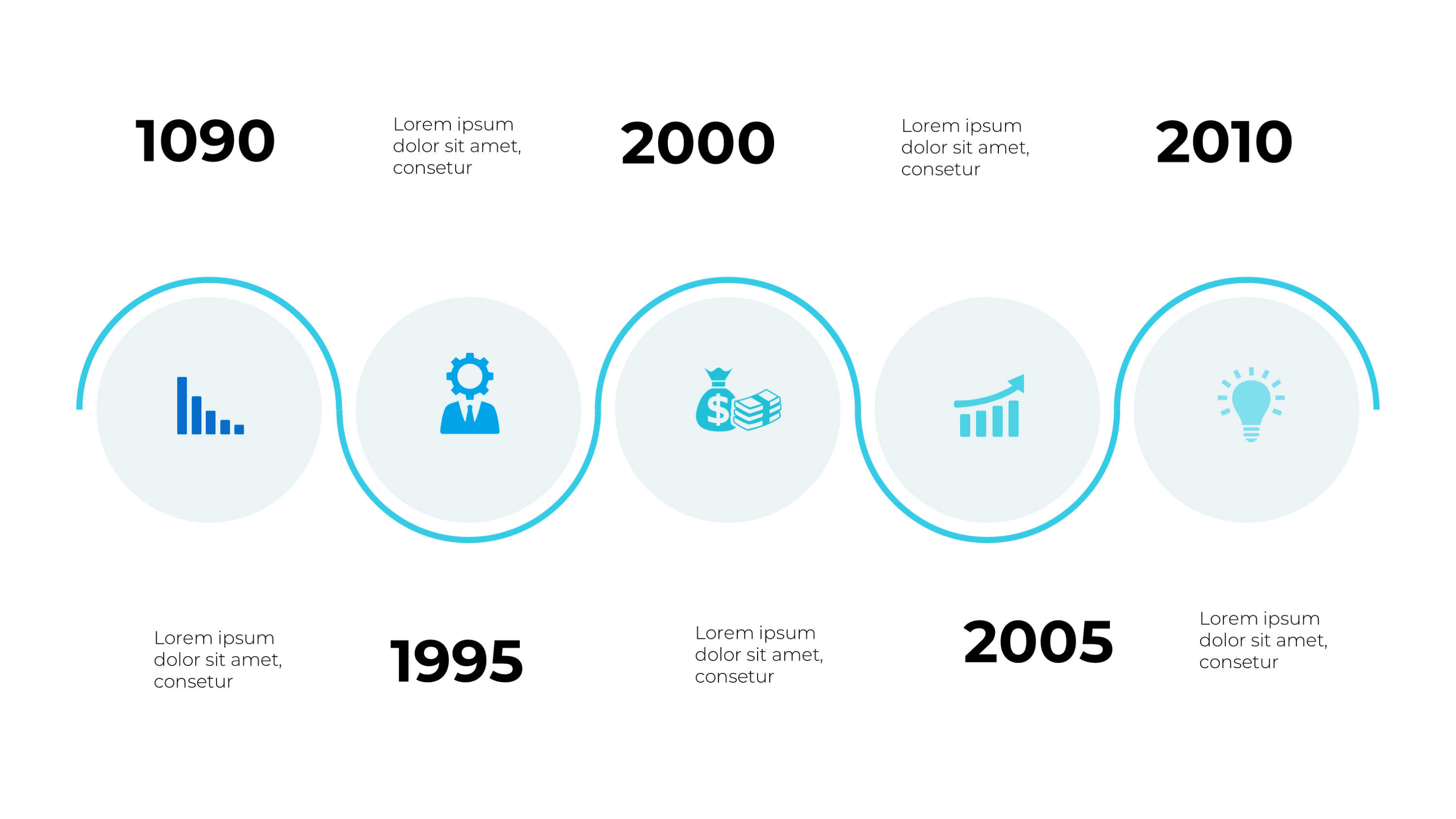 Historical Timeline & Company Milestone Templates for PowerPoint - SlideIno