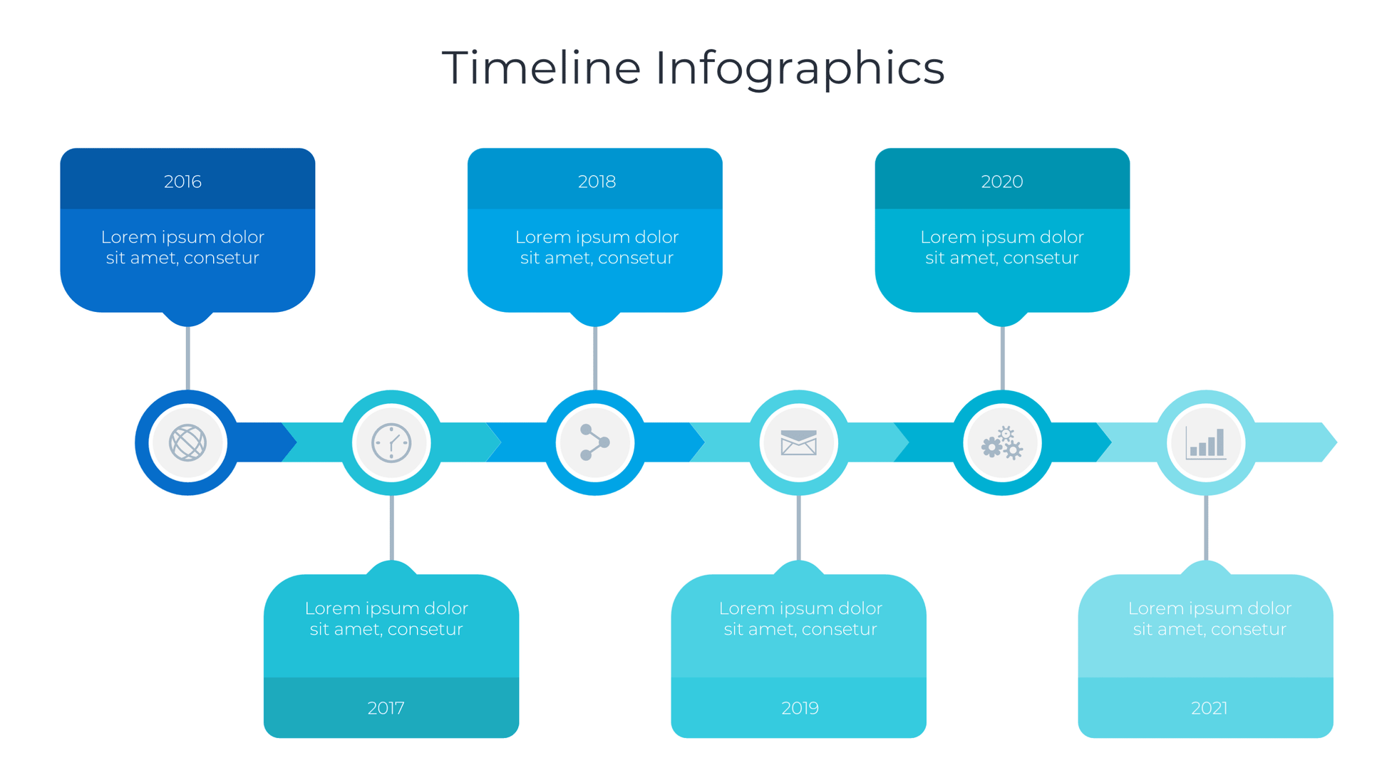 Marketing & Campaign Timeline Templates for PowerPoint - SlideIno