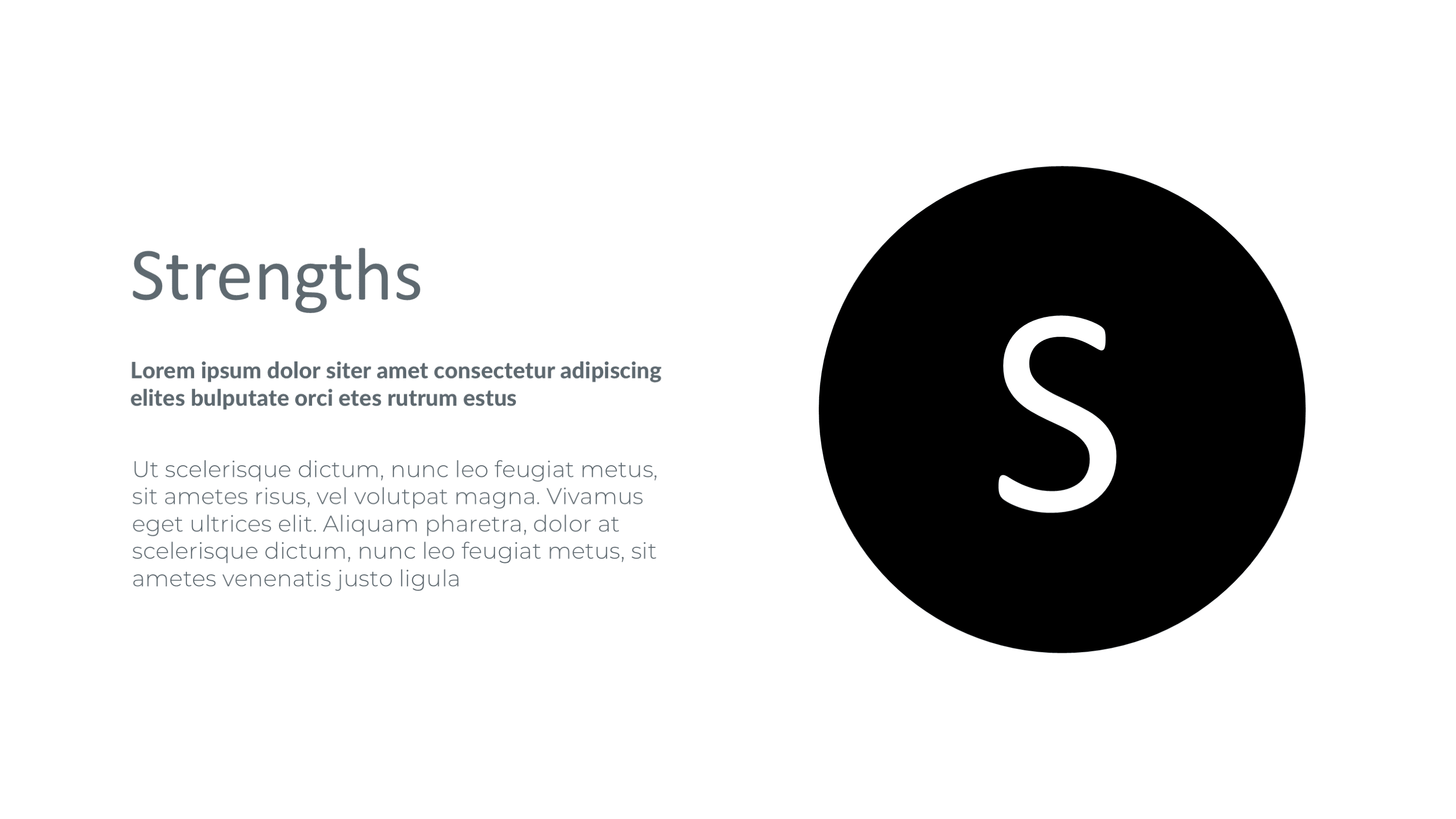 Minimalist SWOT PowerPoint Template: Modern Clean Design for Strategy Slides - SlideIno