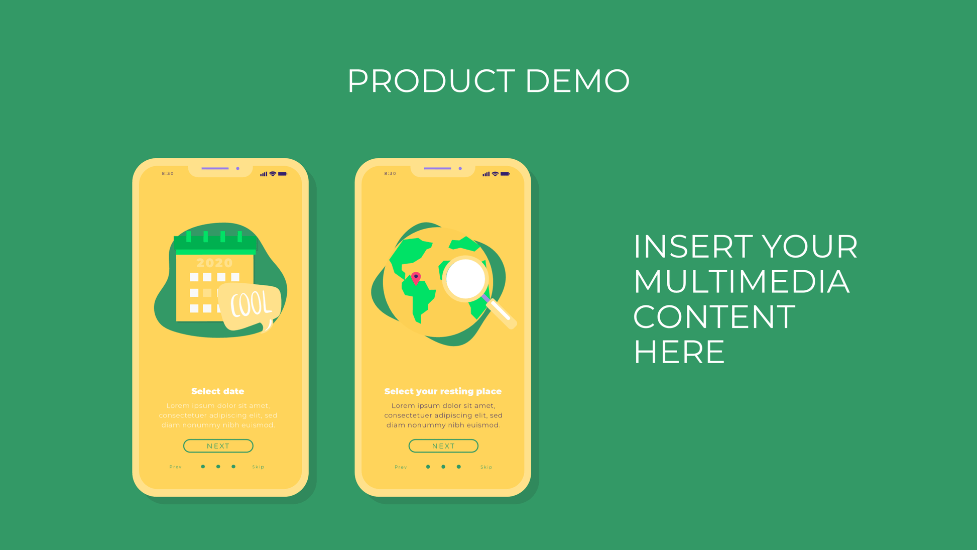 Mobile App Development PowerPoint Template - SlideIno