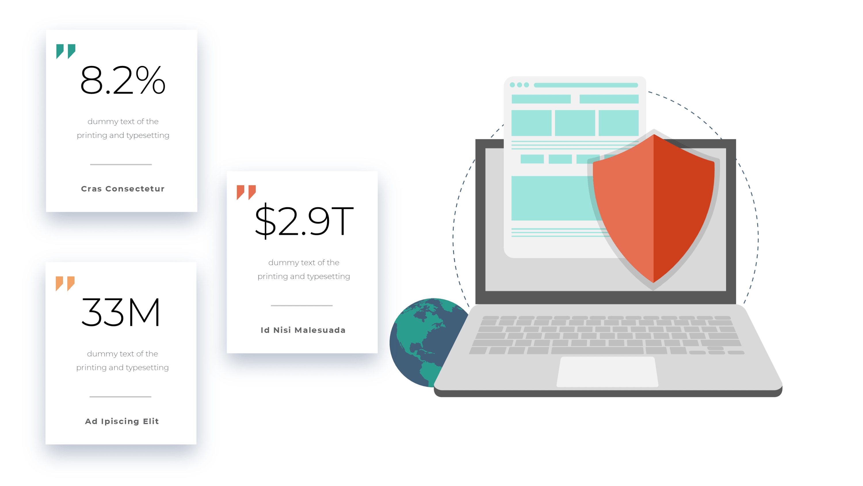 Network Security PowerPoint Template - SlideIno