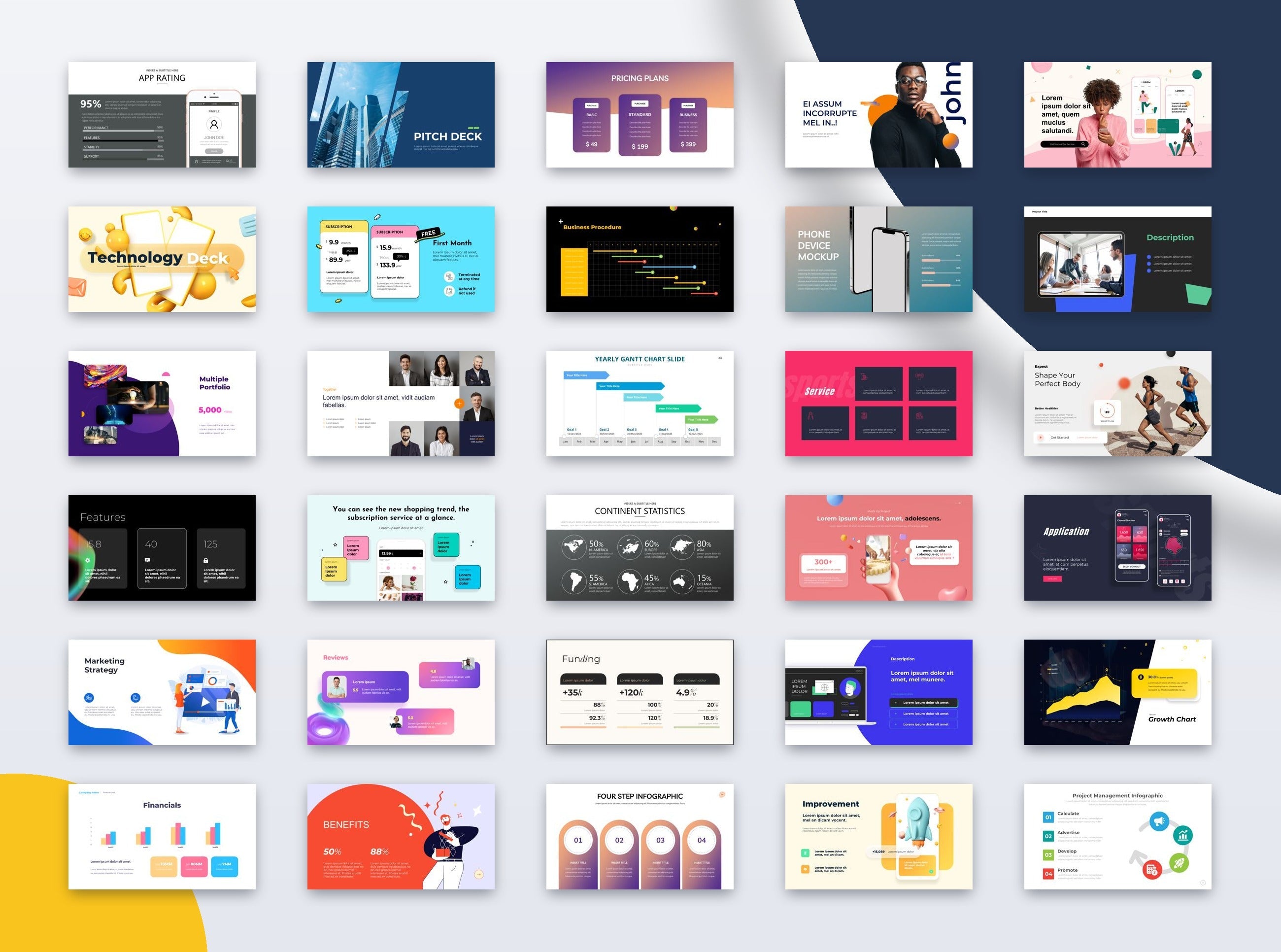 PM Deck Library — 4000+ Premium Slides for Product Teams & Founders - SlideIno