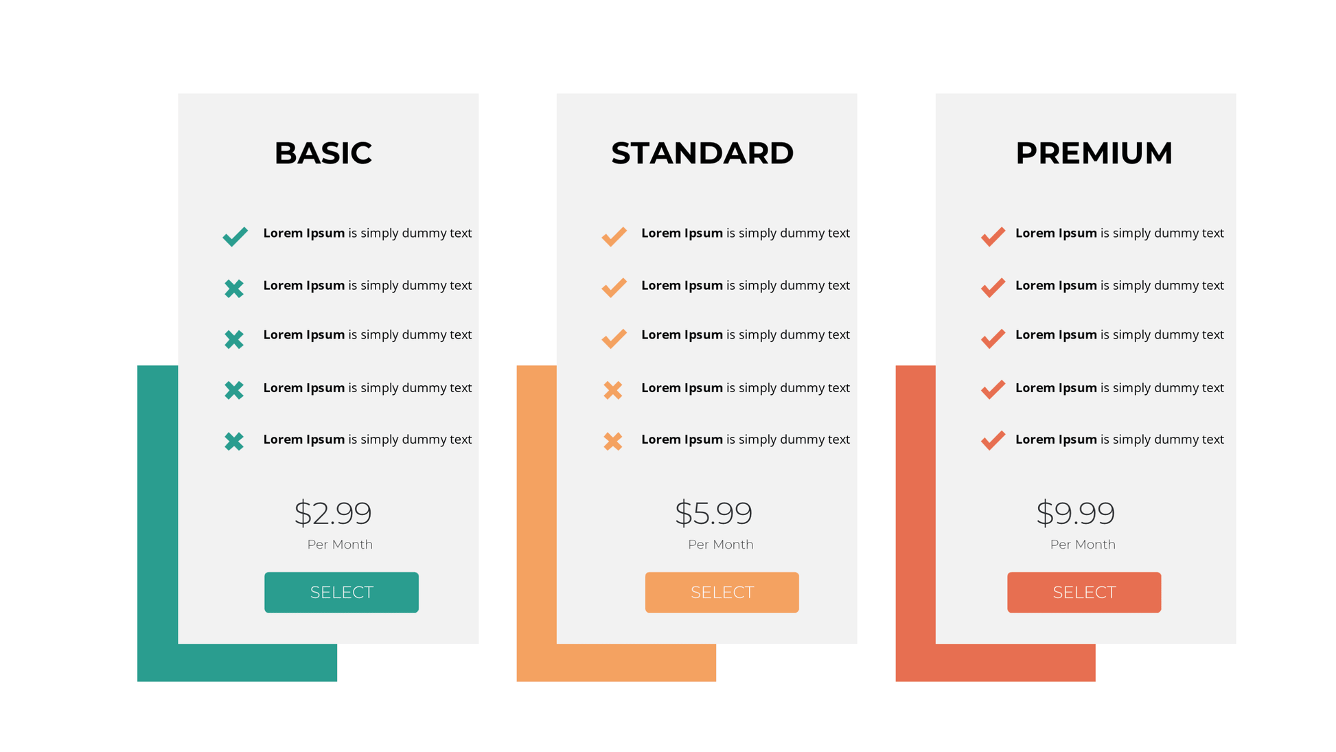 Pricing Table PowerPoint Template: SaaS & Plan Comparison Slides - SlideIno