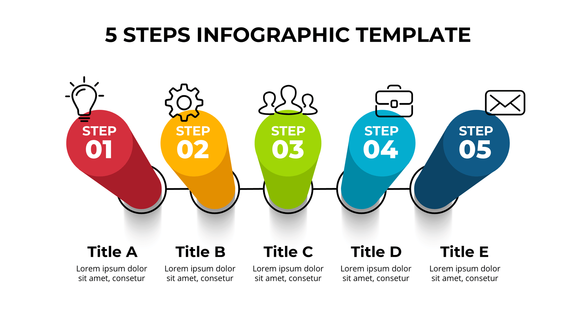 Project Dashboard PowerPoint Template - SlideIno