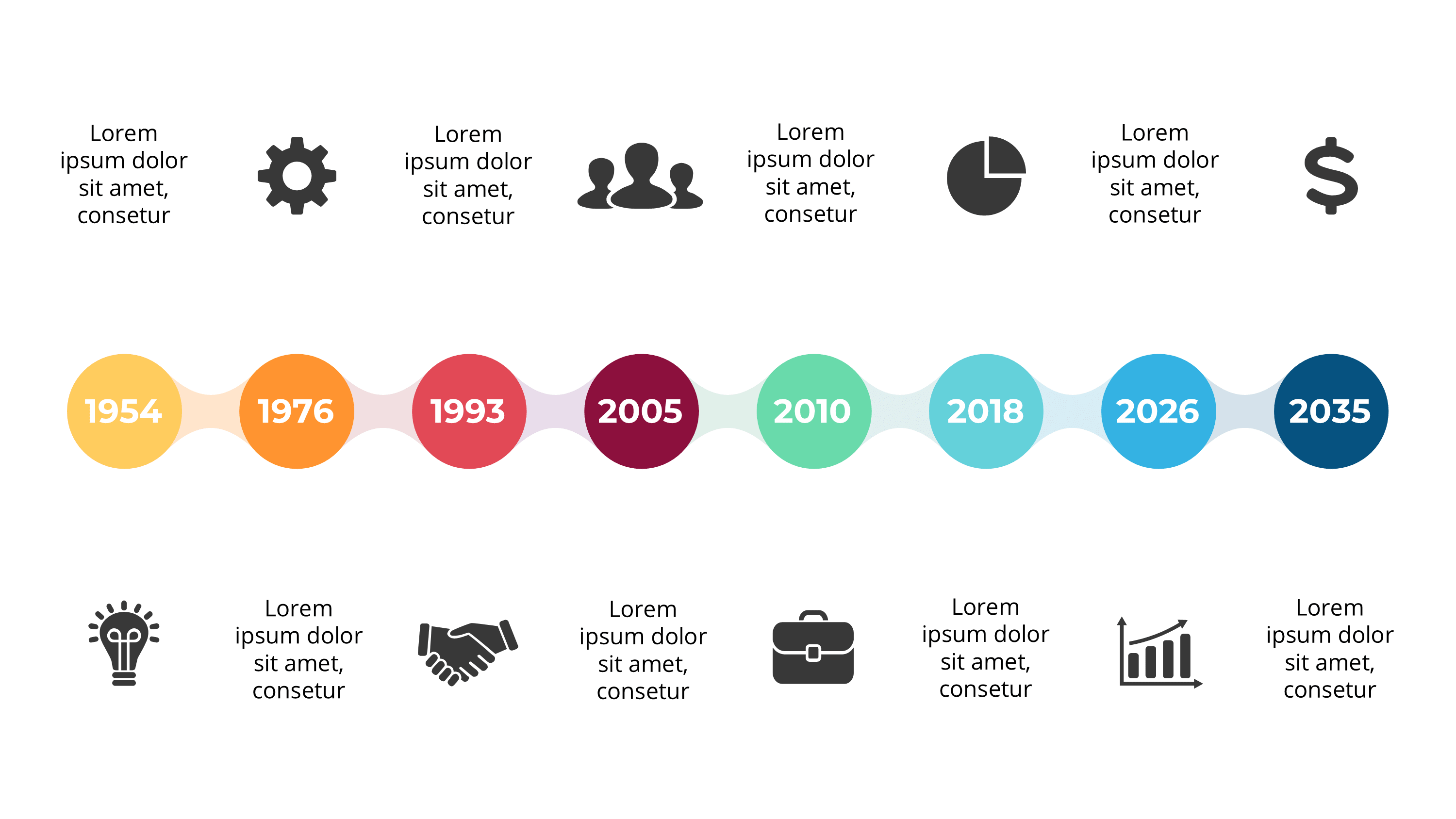 Project Milestones PowerPoint Template - SlideIno