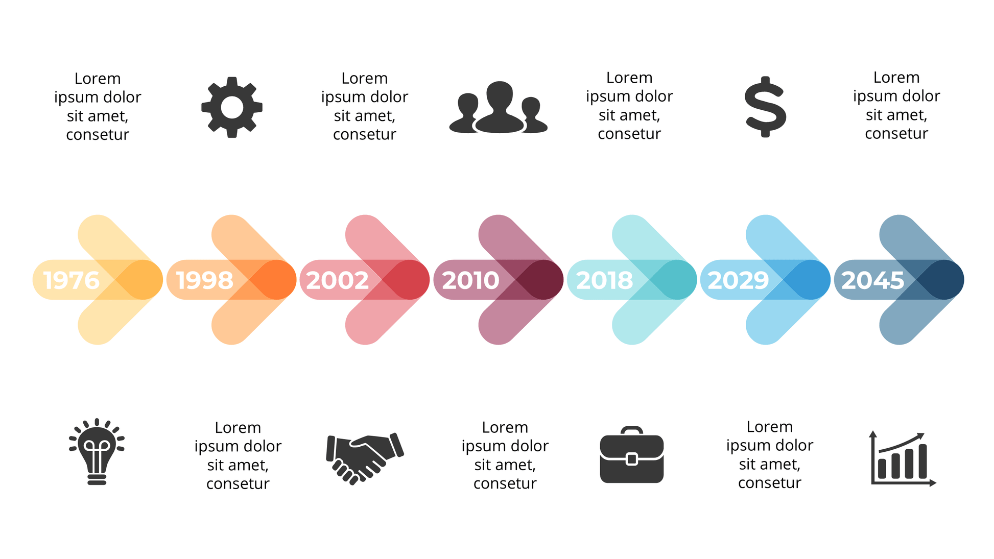 Project Milestones PowerPoint Template - SlideIno