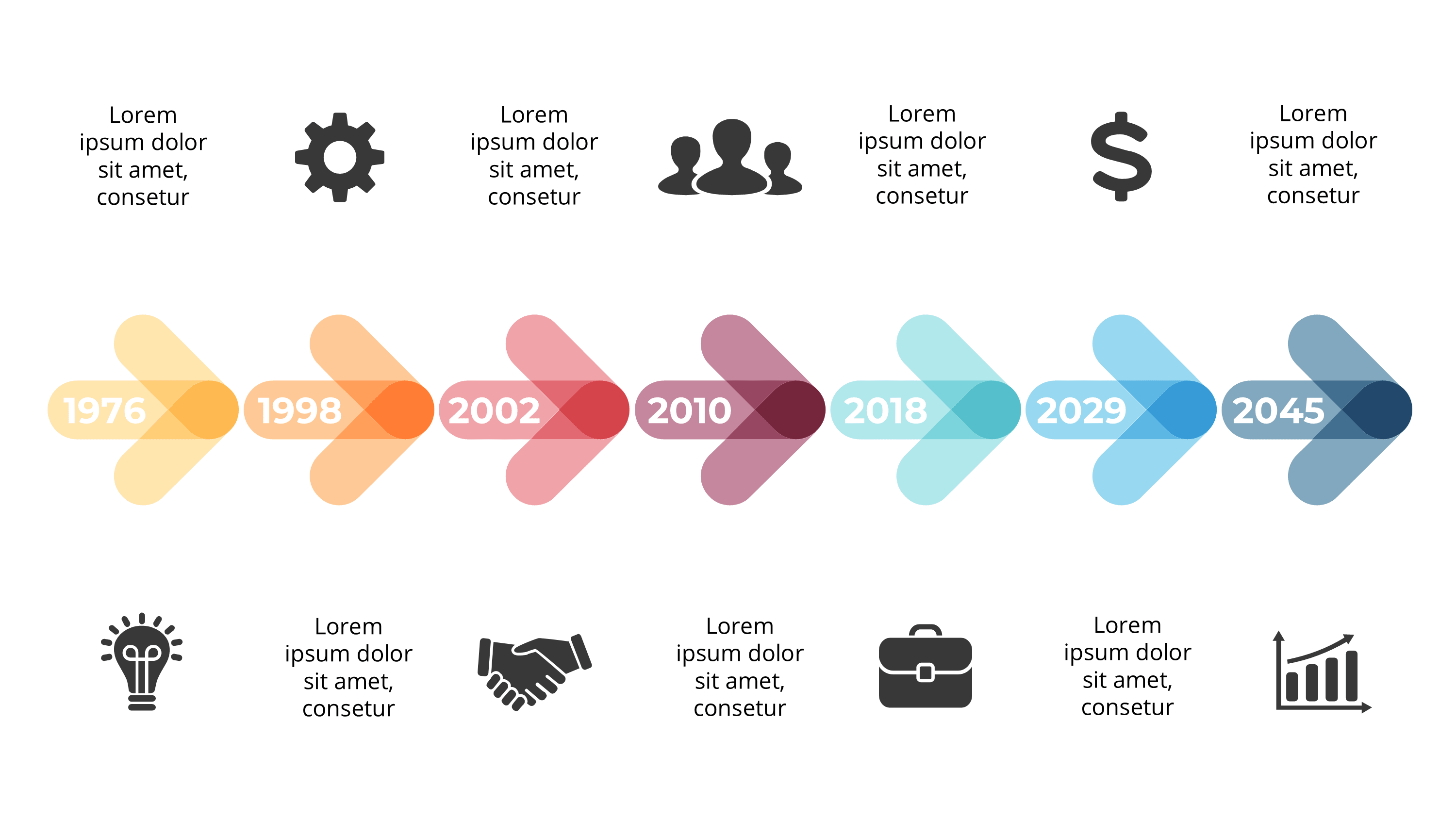 Project Milestones PowerPoint Template - SlideIno