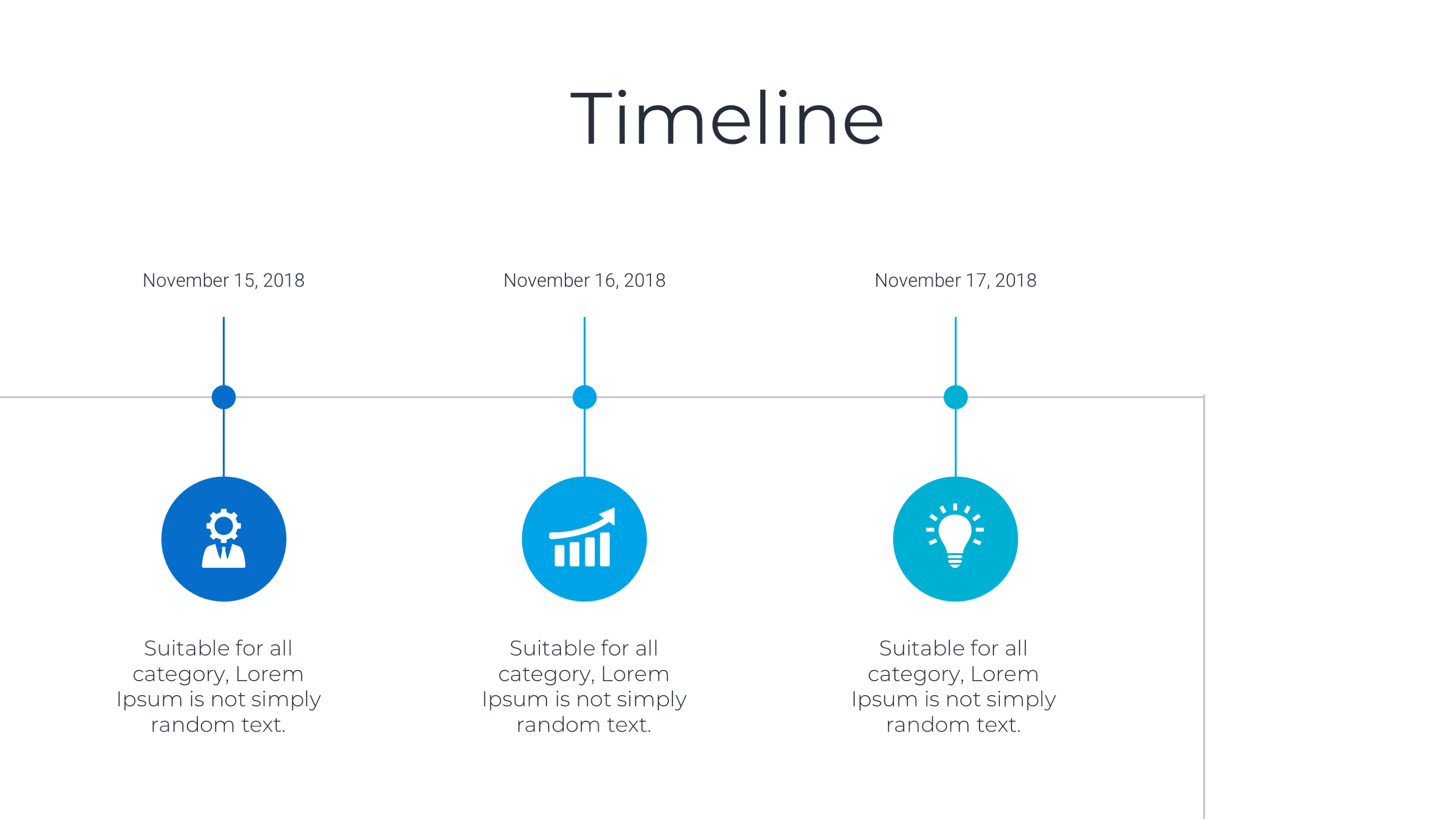 Project Timeline Template: Process Steps & Milestones for PowerPoint - SlideIno