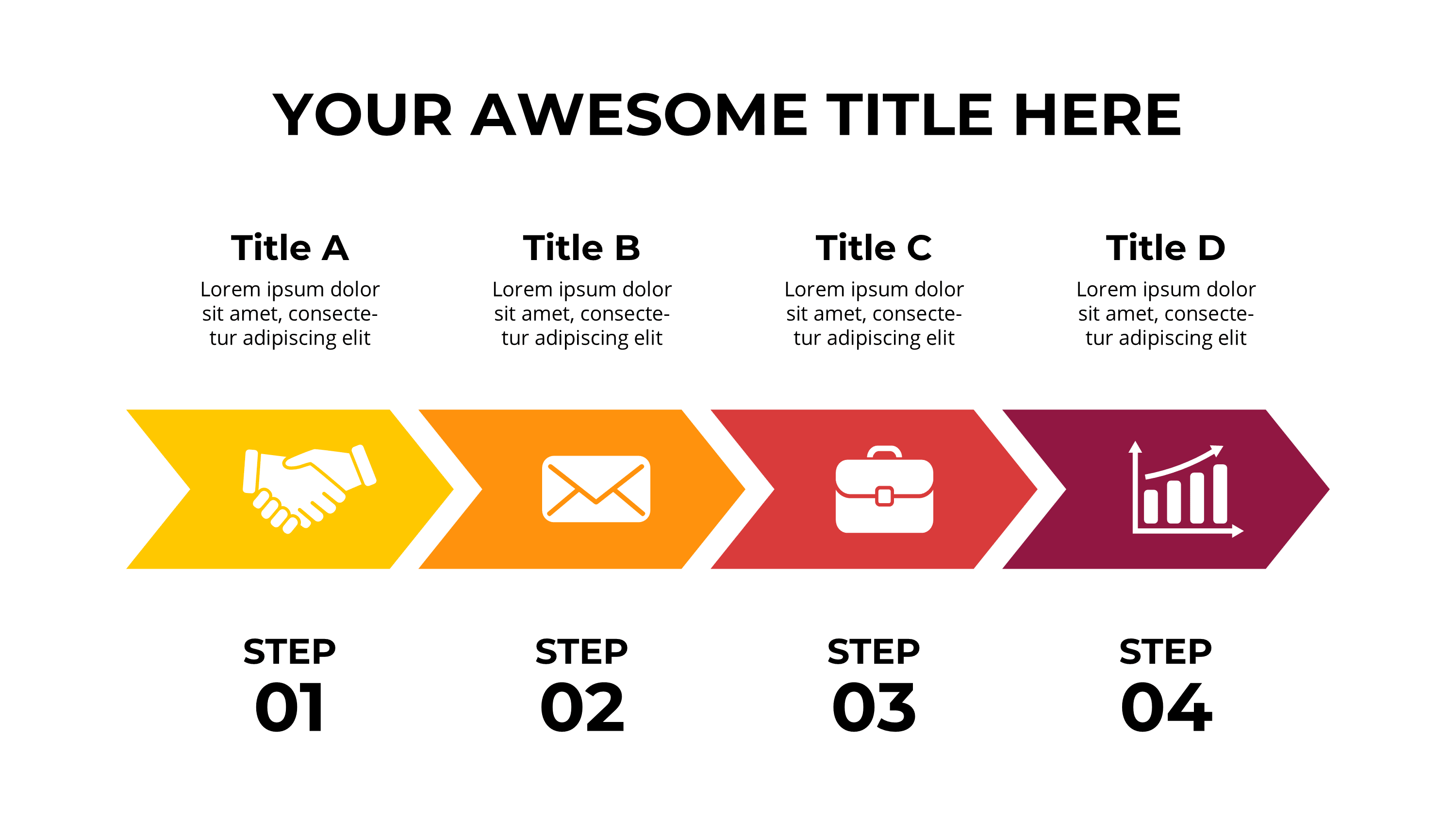 Project Timeline Template: Process Steps & Milestones for PowerPoint - SlideIno