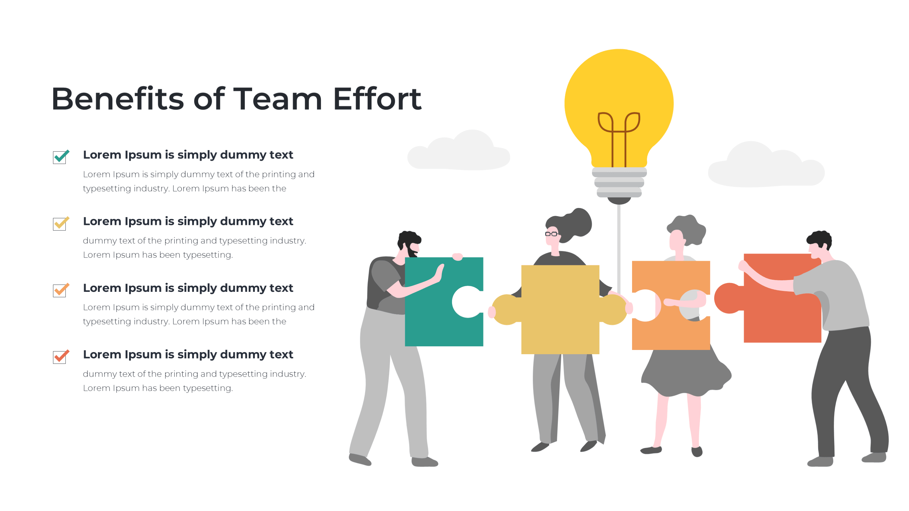 Remote Team PowerPoint Template - SlideIno