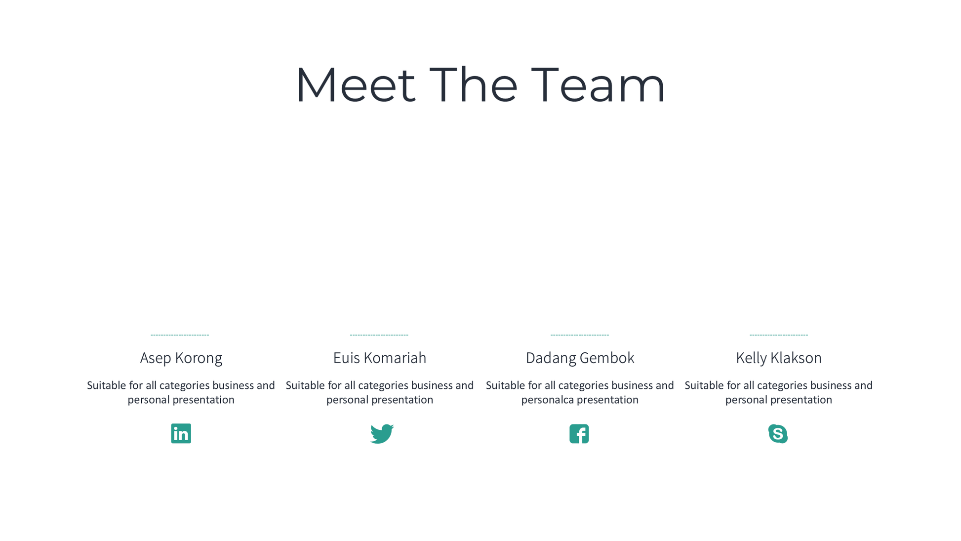 Team Slide Templates for Pitch Decks: Meet the Team in PowerPoint - SlideIno