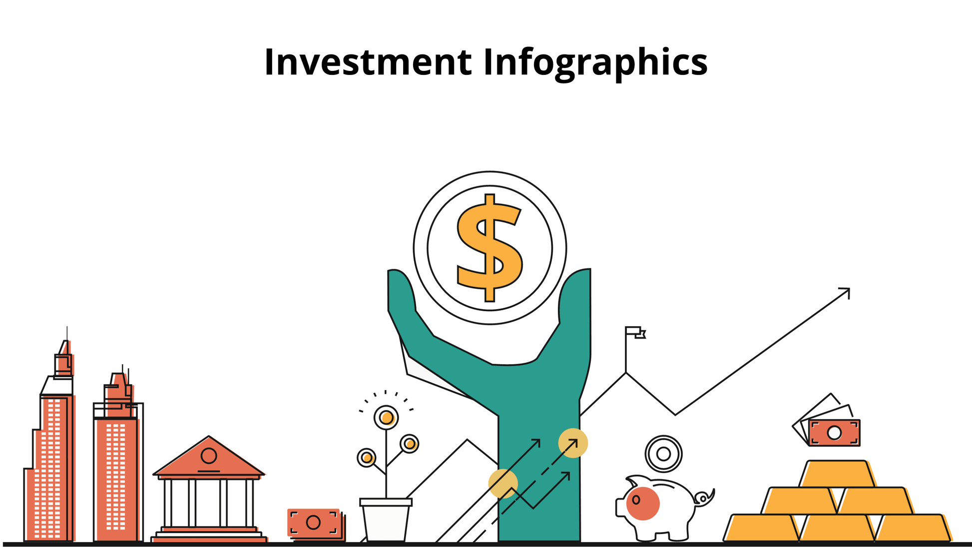 Traction, Growth & Funding Slide Templates for PowerPoint - SlideIno