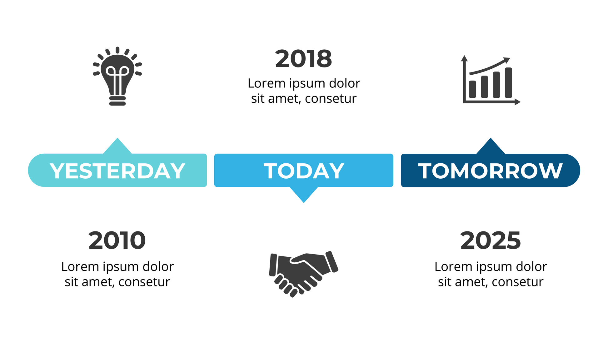 Vertical Timeline Template for PowerPoint: Side - Reading Layouts - SlideIno