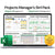 SLIDEINO™ - Projects Manager's Toolkit 5in1 Excel Templates Pack - SlideIno